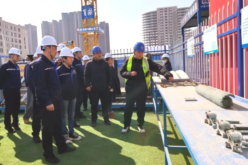 沈陽市渾南水務(wù)集團(tuán)排水公司到渾南第二配水廠施工現(xiàn)場(chǎng)觀摩學(xué)習(xí)