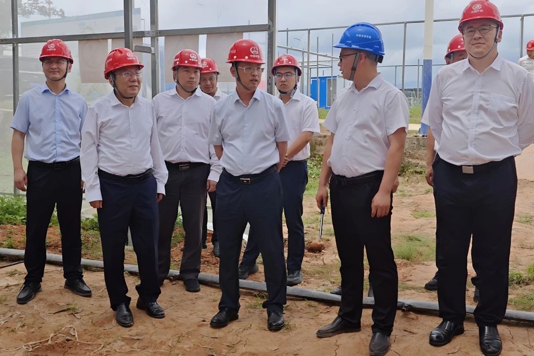 中鐵（廣州）投資發(fā)展有限公司總經理王江卡一行到東源縣全域土地綜合整治一期EPC總承包項目調研指導工作