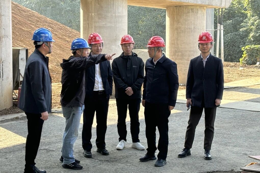公司總經理、黨委副書記鄭田楊到馬鞍山向山項目檢查指導工作